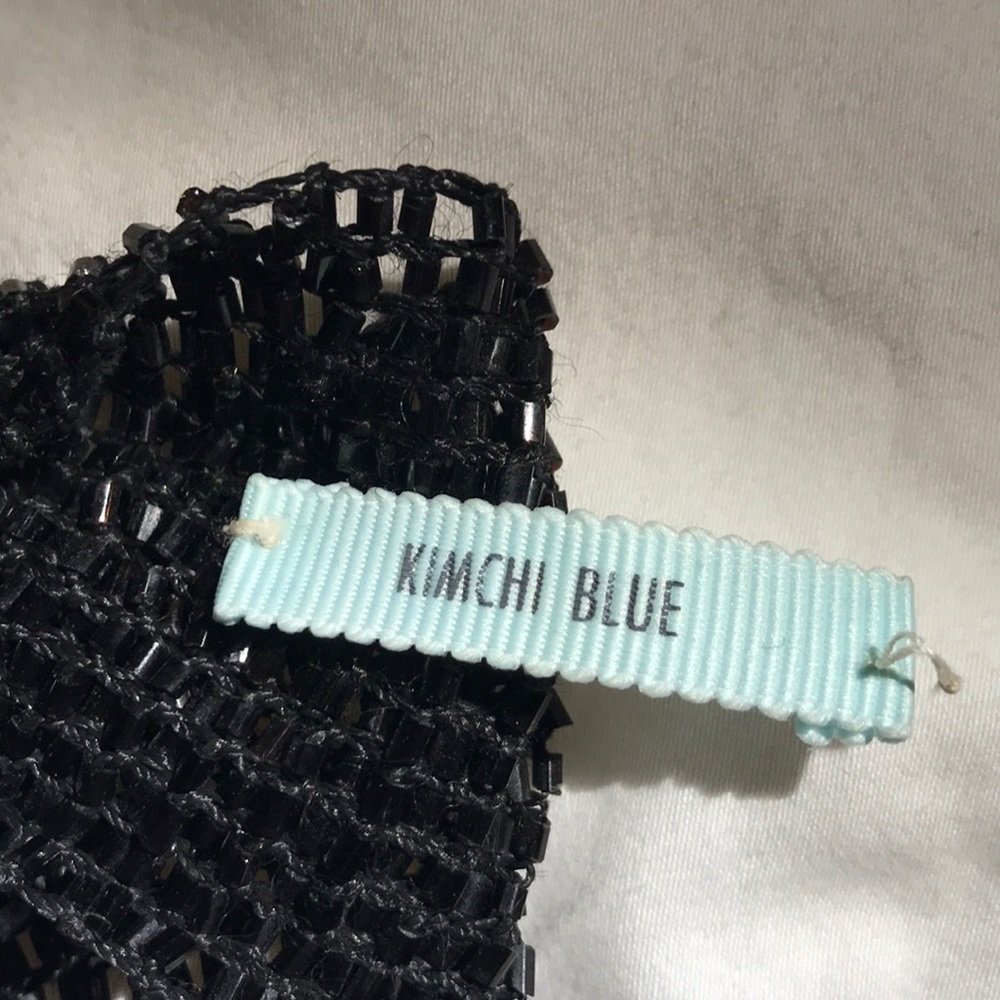 Sparkly Black Beaded Belt/Scarf